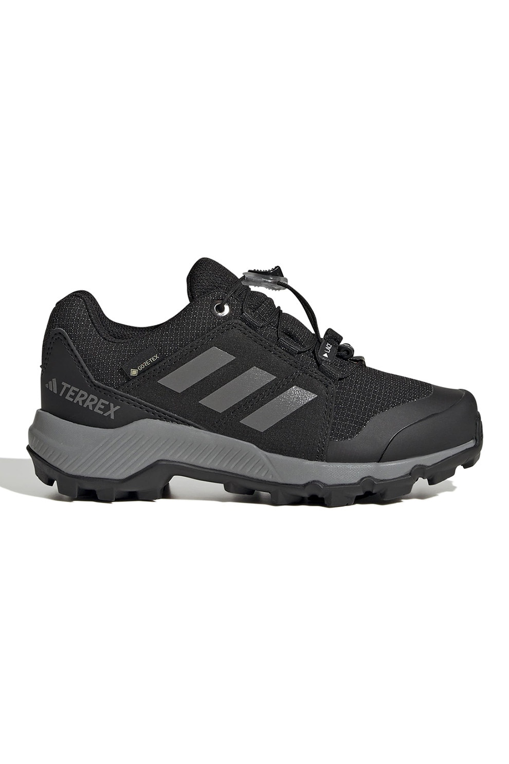adidas Performance, Pantofi cu logo, pentru drumetii Terrex, Negru, Gri, 32 EU