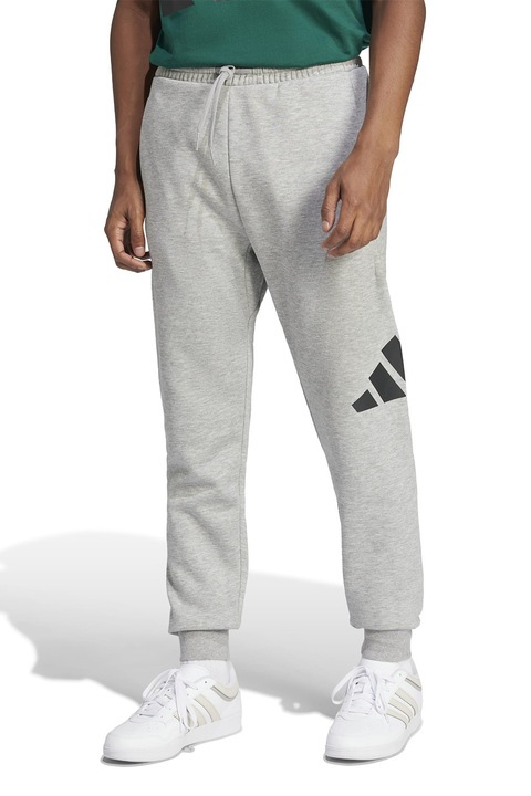 adidas Sportswear, Pantaloni de trening regular fit cu buzunare, Gri melange