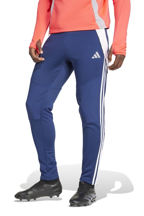 adidas Performance, Pantaloni slim-fit pentru fotbal Tiro 24, Alb/Albastru royal