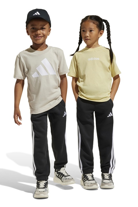 adidas Sportswear, Szabadidőnadrág húzózsinórral, Fehér/Fekete