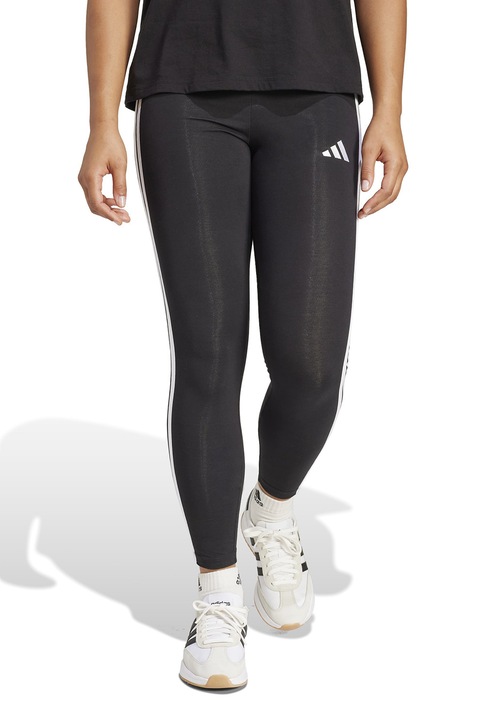 adidas Sportswear, Logós leggings, Fehér/Fekete