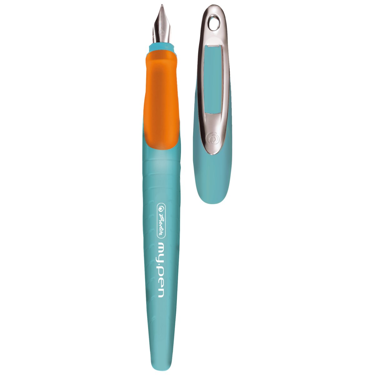 Stilou Herlitz, My.Pen, Penita M, Culoare Turcoaz / Orange, Vrac