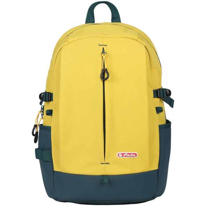 Rucsac Herlitz, Sport, Dimensiune 31 X 16 X 44 Cm, Culoare Galben / Verde