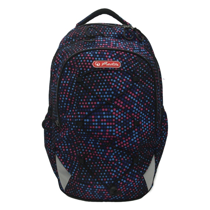 Rucsac Herlitz, Strings Pro, Dimensiune 43 X 29 X 22 Cm, Motiv Dots