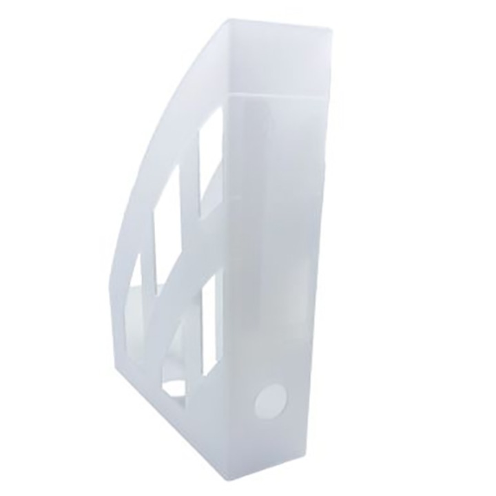 Suport Dosare Herlitz, A4, Plastic, Culoare Alb Translucid