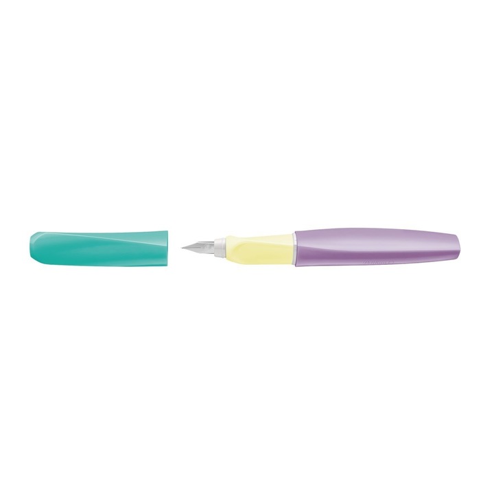 Stilou Pelikan, Twist Color Blocking Light, Penita M, Grip Ergonomic, Ambidextru, 1 Rezerva Mare Inclusa, In Cutie Carton