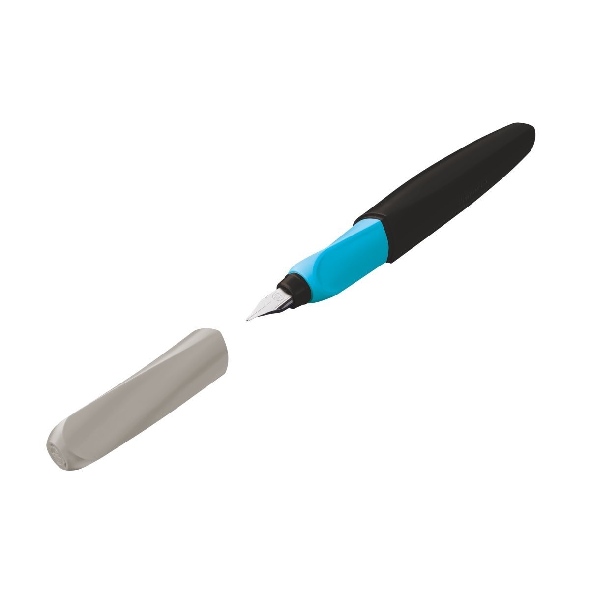 Stilou Pelikan, Twist Color Blocking Dark, Penita M, Grip Ergonomic, Ambidextru, 1 Rezerva Mare Inclusa, In Cutie Carton