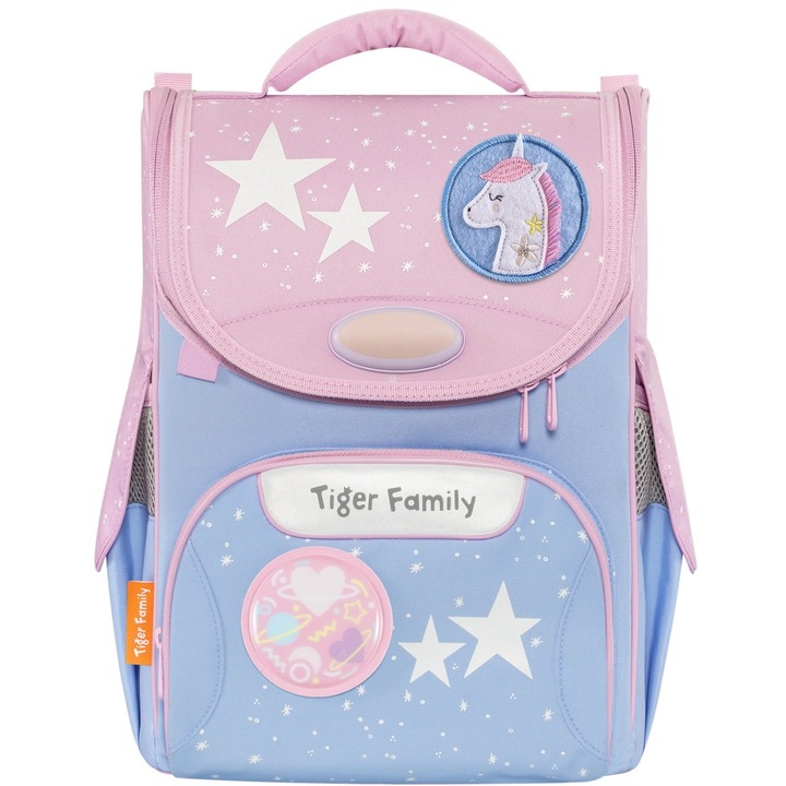 Ghiozdan Tiger, Neechipat Nature Quest, Dimensiune 35 X 31 X 19 Cm, Motiv Slumber Party, Go Green