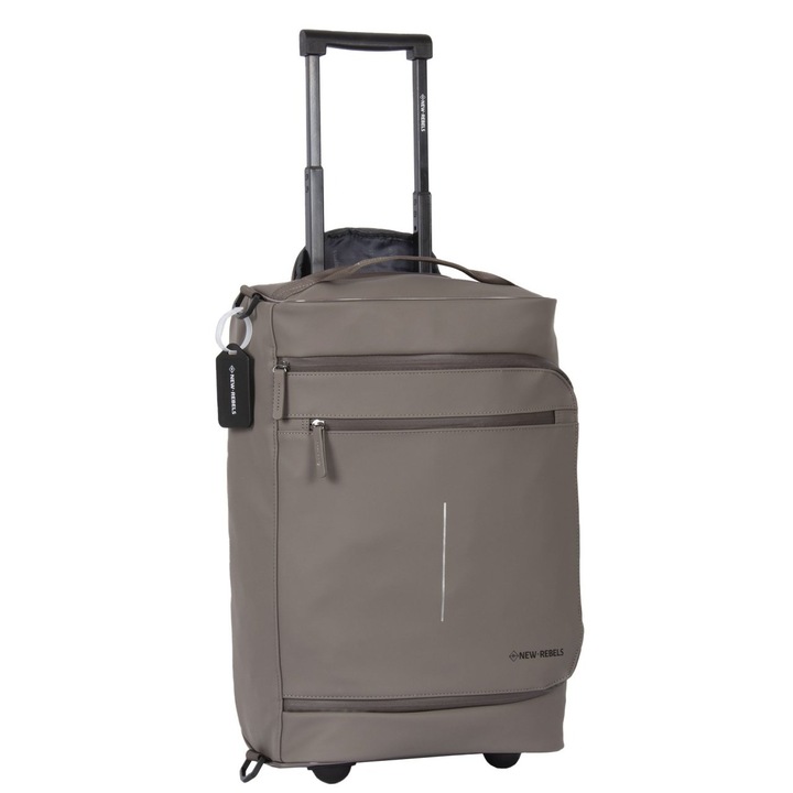 Troller New Rebels, Harper-Laredo, Dimensiuni 32X18X50Cm, Culoare Taupe