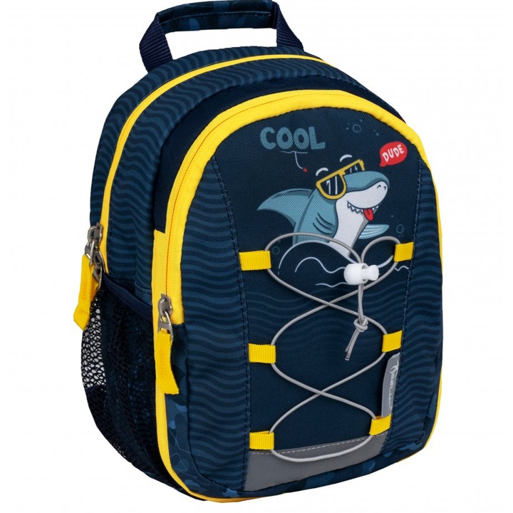 Rucsac Belmil, Mini Kiddy, Dimensiune 23 X 20 X 9 + 6 Cm, Motiv Cool Dude