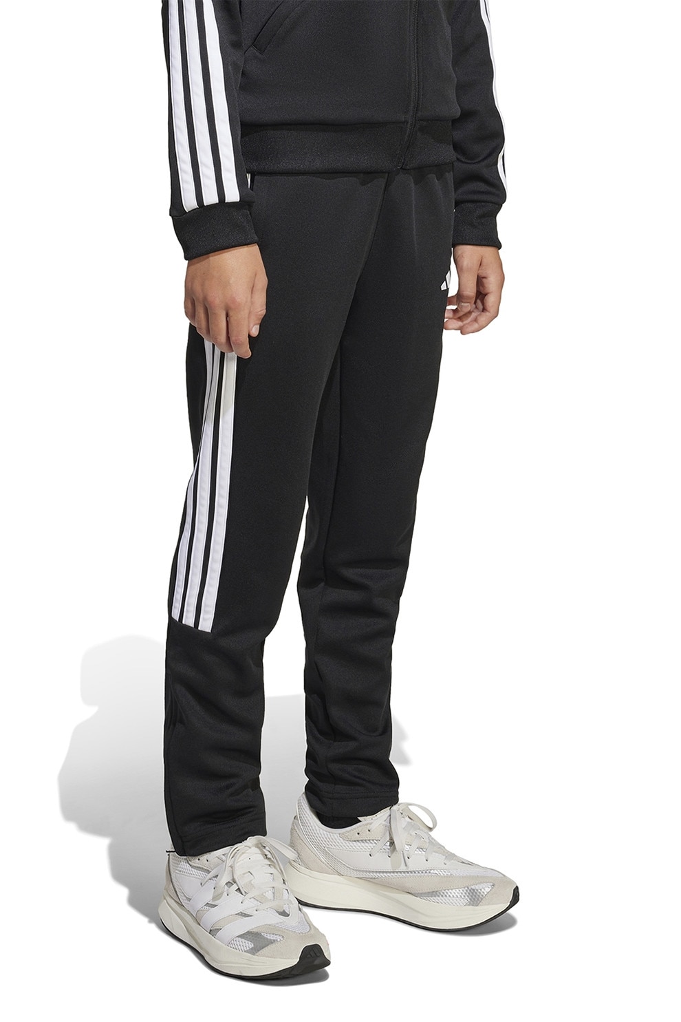 adidas Sportswear, Pantaloni de trening House of Tiro, Negru, Alb optic, 152 CM