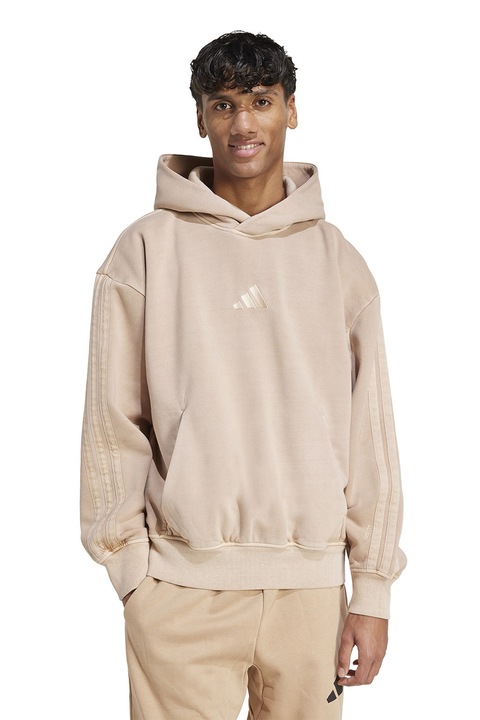 adidas Sportswear, Hanorac lejer cu logo, Bej deschis