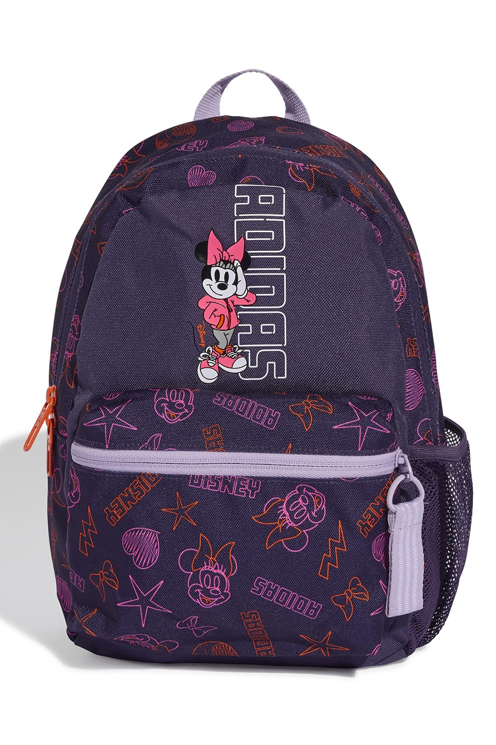 adidas Performance, Rucsac cu model si buzunar frontal cu fermoar, Violet aubergine, Roz