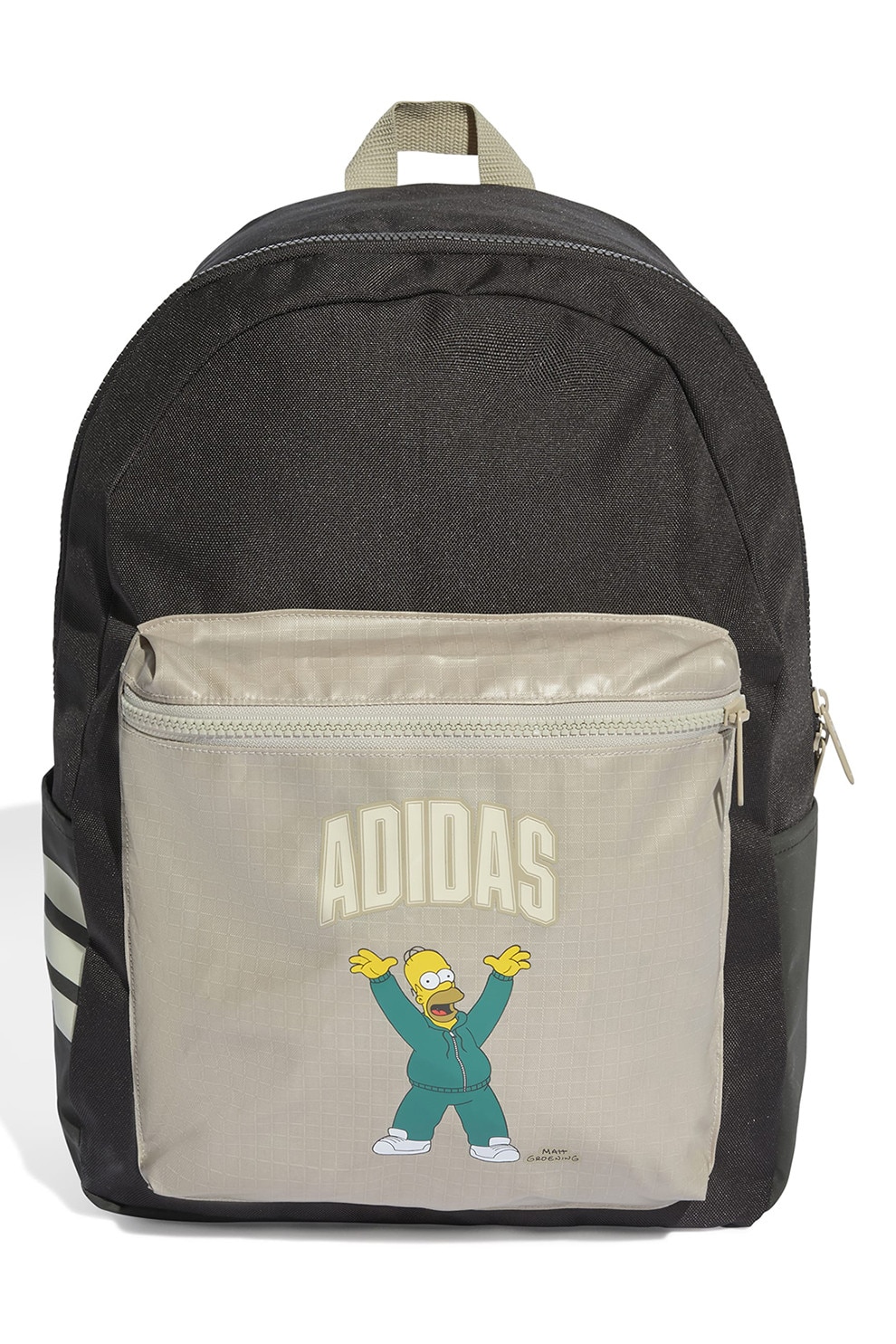 adidas Performance, Rucsac cu buzunare pentru sticla de apa, Negru stins, Grej