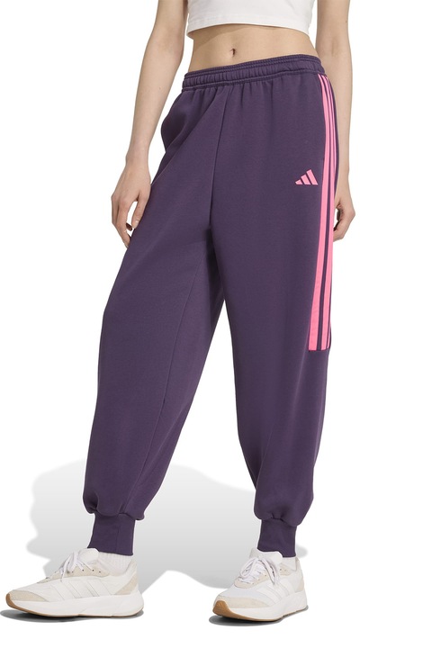 adidas Sportswear, Pantaloni de trening cu talie elastica Tiro, Violet/Roz