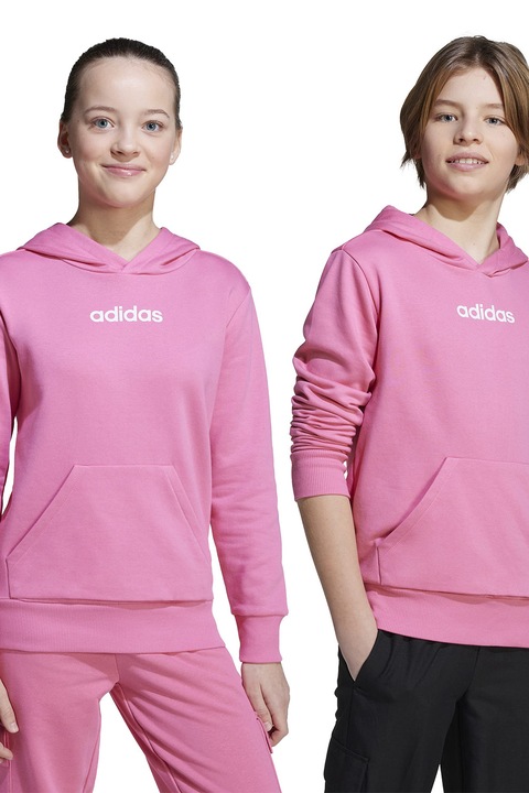 adidas Sportswear, Худи с памук с лого, Фуксия