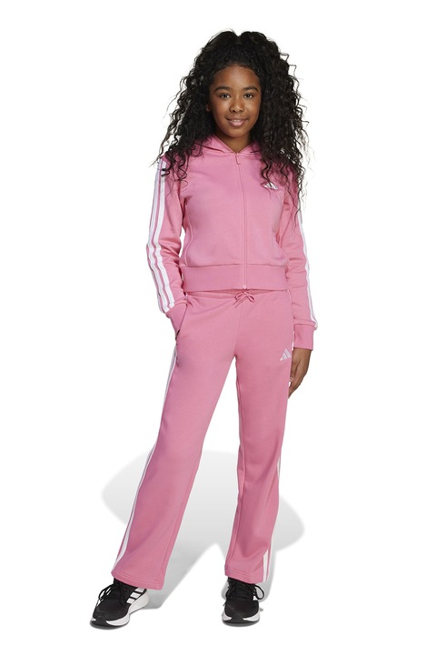 adidas Sportswear, Поларен спортен екип с лого, Розово