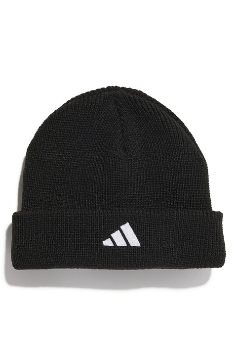 adidas Performance, Шапка с бродирано лого, Черен