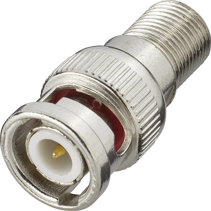 RCA anya - BNC apa adapter, fémes, Dactylion®