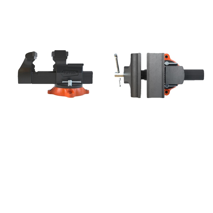 Menghina de banc, 6.5 inch, baza rotativa, constructie din fonta, set disponibil