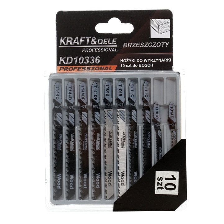 SET DE 10 LAME PENTRU FIERASTRAU DE DECOUPAT, Kraft&Dele, KD10336