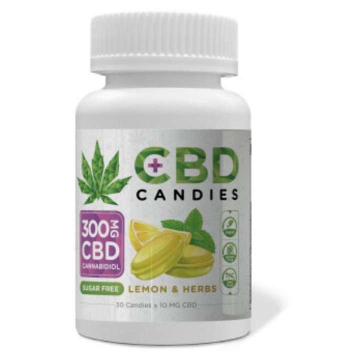 Bomboane Euphoria 300mg, Lamaie, Menta si Eucalipt, fara zahar, Vegan x30