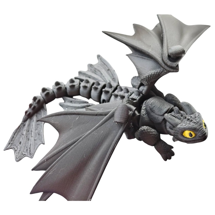 Figurina Bezzebny, 3D, detalii realiste cu aripi mobile, pentru băieți și fete