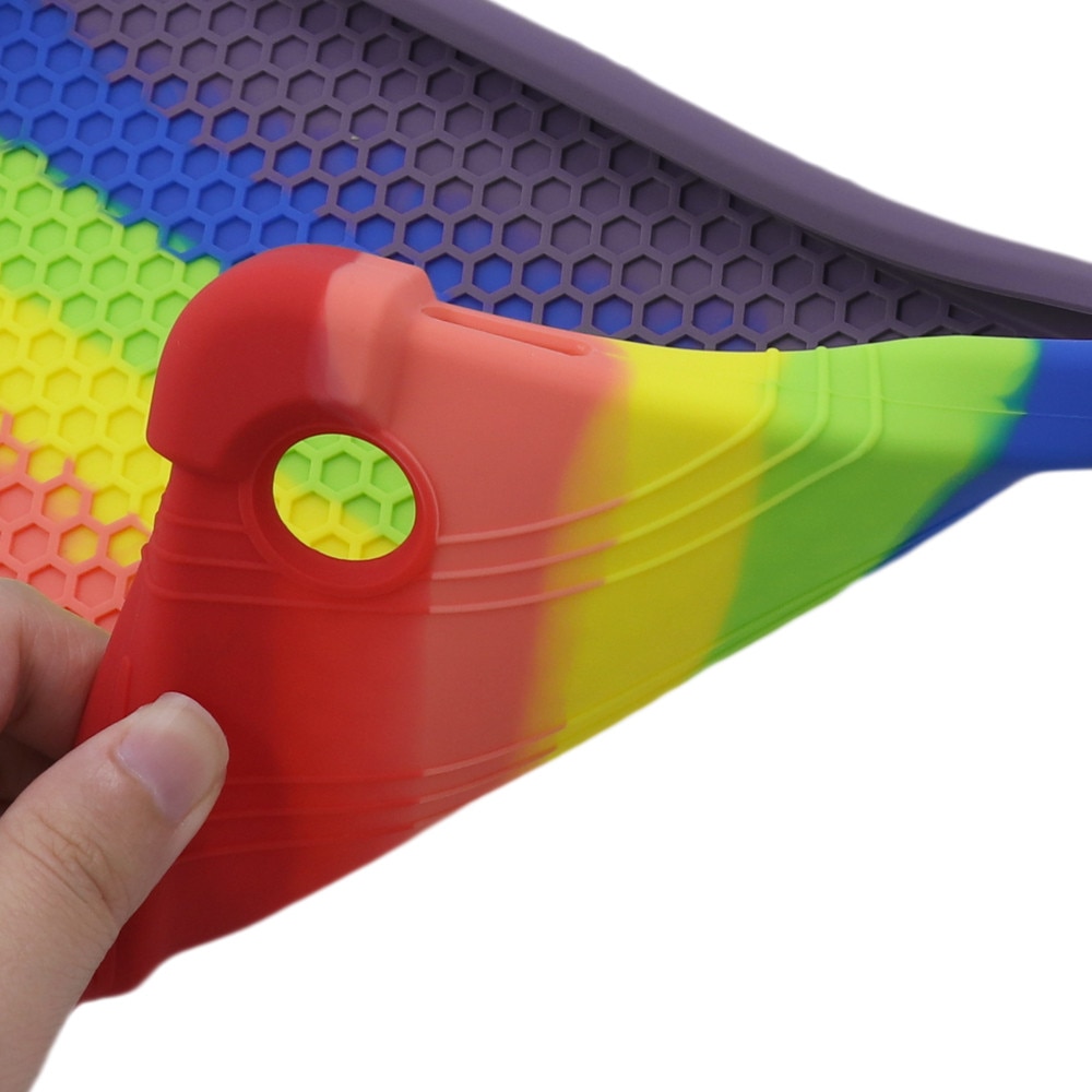 Husa Tableta, Pentru Samsung Tab A9 8.7 inch, Cu Suport Pliabil, Protectie La Socuri, Silicon, Multicolor