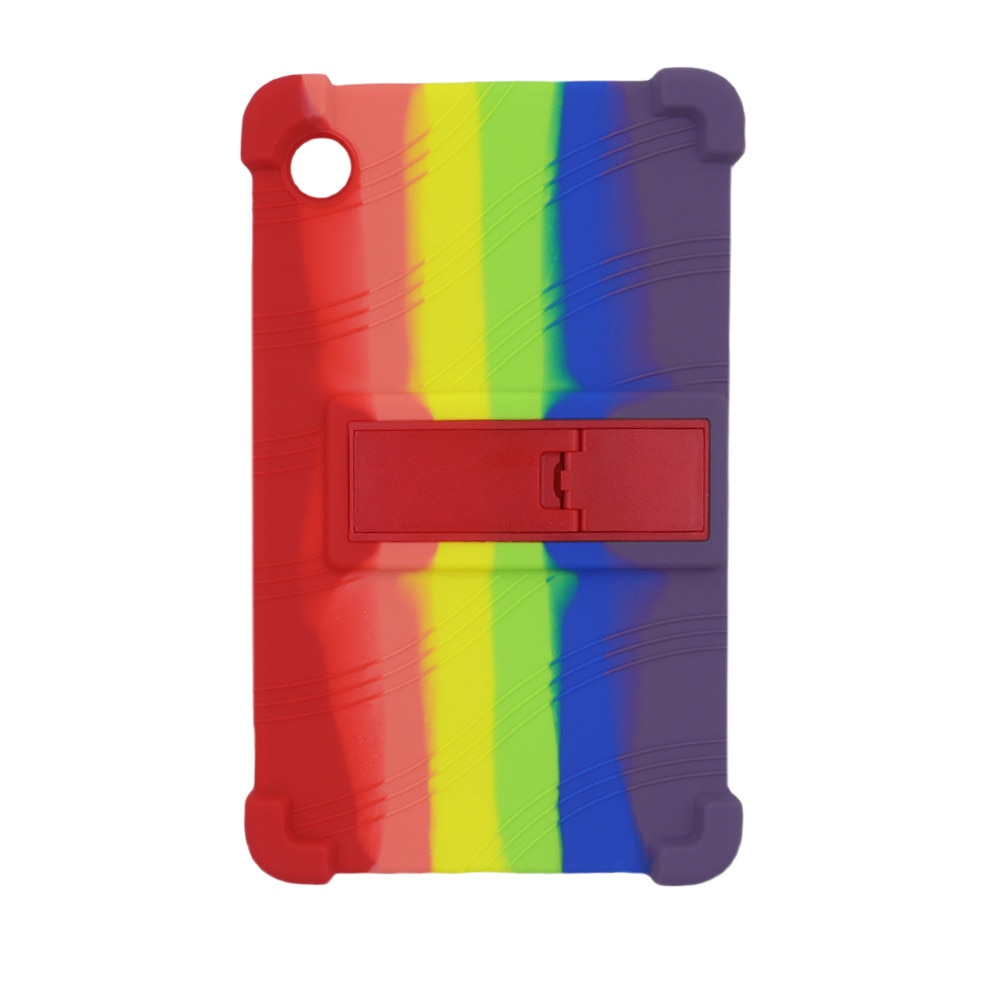 Husa Tableta, Pentru Samsung Tab A9 8.7 inch, Cu Suport Pliabil, Protectie La Socuri, Silicon, Multicolor