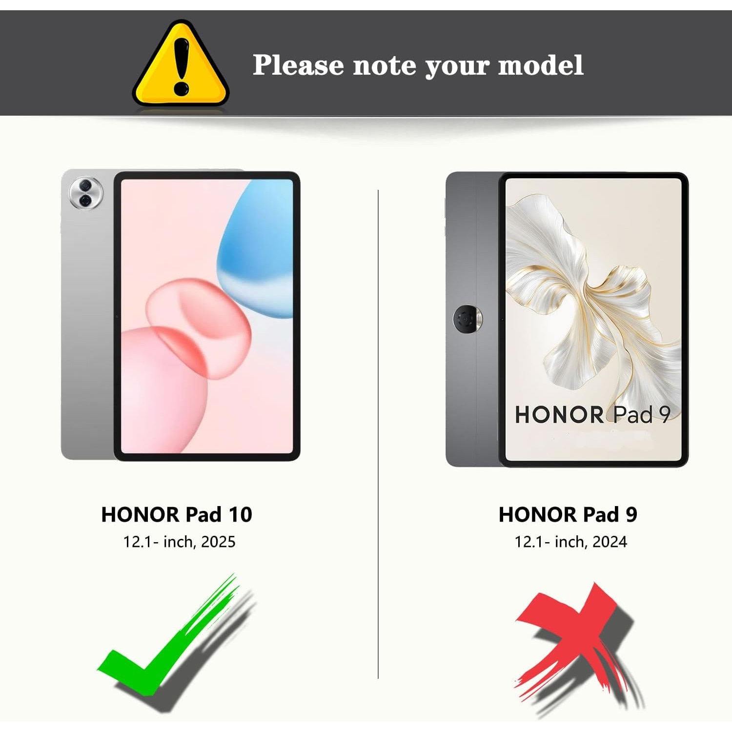 Husa tabletă Omelivon pentru Honor Pad10 12.1", auto sleep/wake, suport, gri