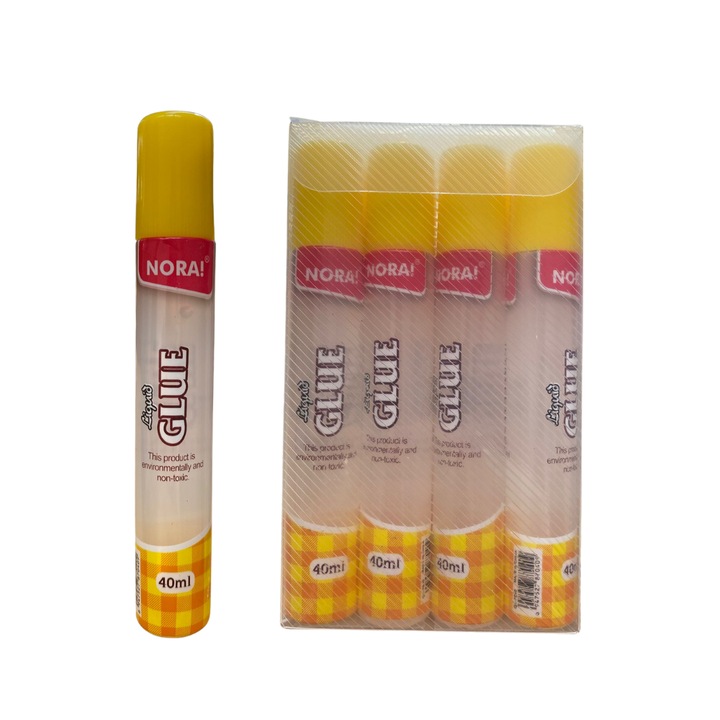 Set Lipici Solid 12 Bucati x 40ml adeziv Transparent, Non-Toxic