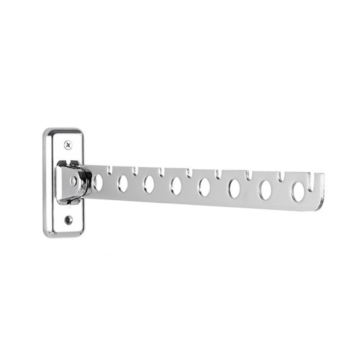 Uscator rufe pliabil perete, aluminiu inox, 30x90cm, argintiu