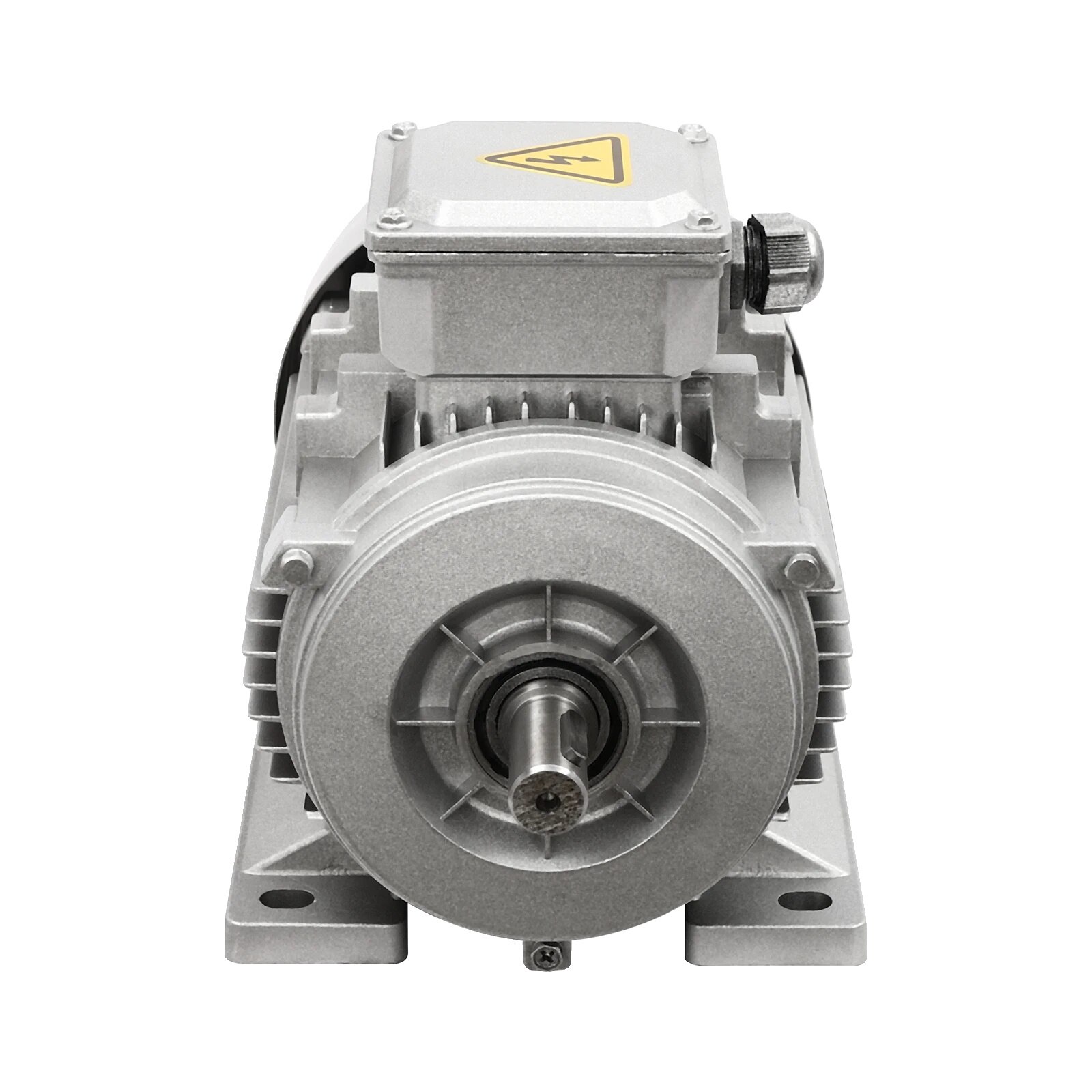 Motor electric, 1.5 kW, 3 faze, cu bobina din cupru, argintiu, 19mm ...