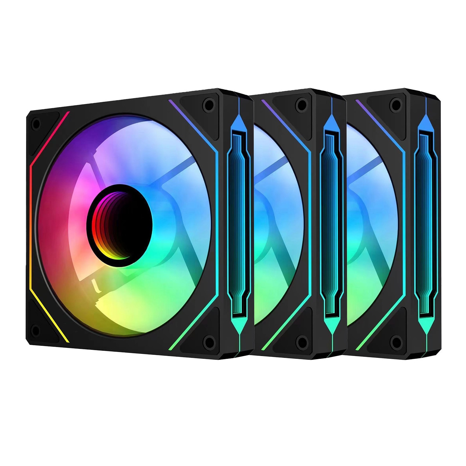 Ventilator PC Geometric Future Squama 2503, 12cm, 2000rpm, RGB