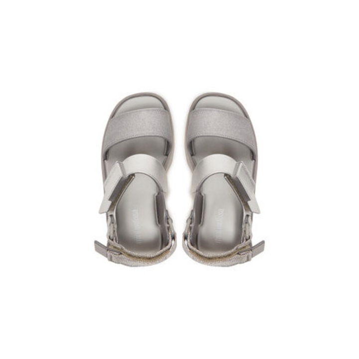 Сандали за момиче, M 35692, Мелиса, Синтетичен, Сребрист, Сребрист