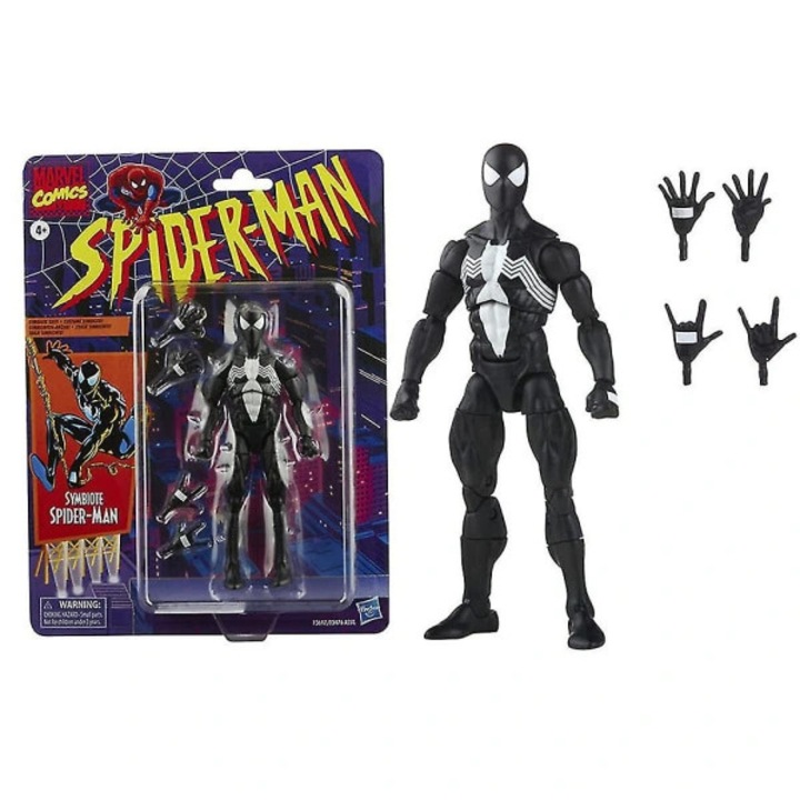 Figurina Symbiote Spiderman, PVC, colectie, negru, 1 buc