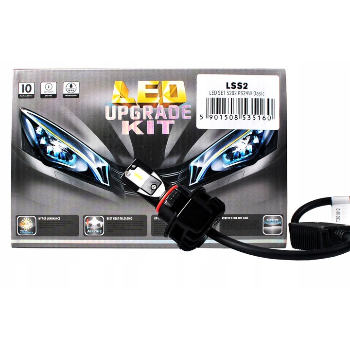 LED крушки PS24W M-Tech 5700K 5200lm комплект