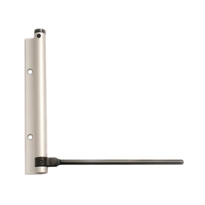 Automatikus ajtócsukó, JUSTOR MB 180, rugóval, 40 kg-ig, ezüst