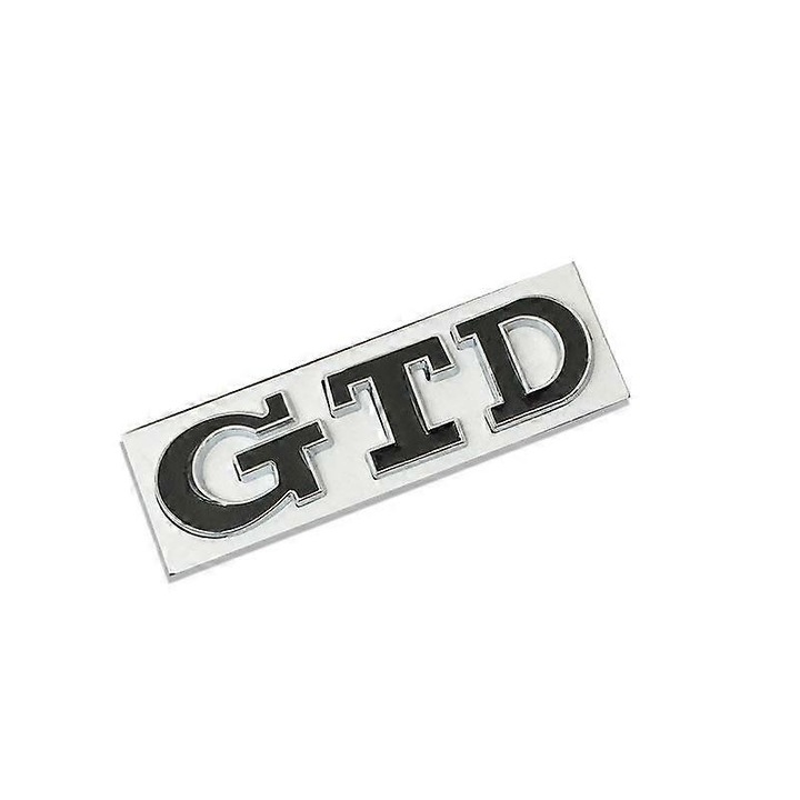 Autocolant metalic 3D pentru grila portbagaj Gtd, pentru Golf 2 4 5 6 7 R Mk2 Mk3 Mk4, accesorii auto, negru