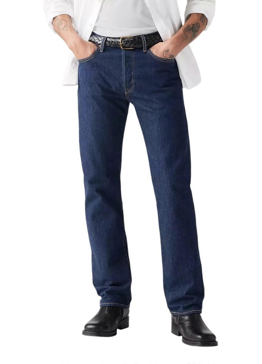 Blugi de barbati, 501-0101, croiala dreapta, albastri, bumbac, W32-L30 US