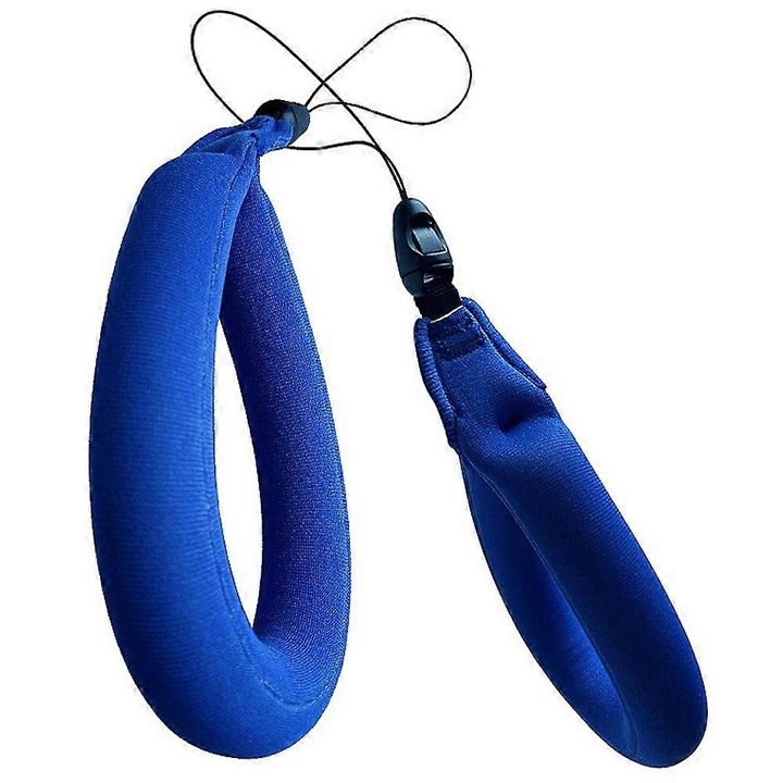 Bratara plutitoare pentru camera, neopren, capacitate de flotabilitate 250g, albastru, 42cm