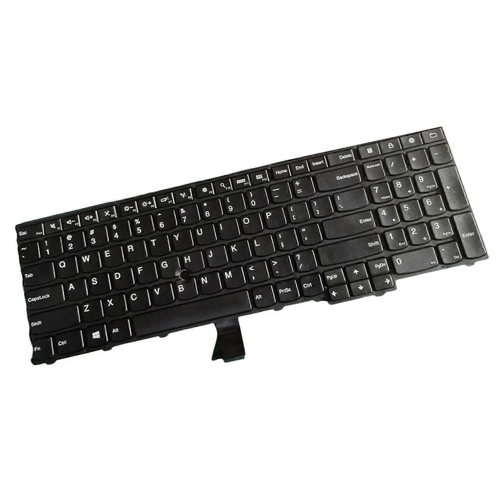 Клавиатура за лаптоп, черна, US подредба, за Lenovo Thinkpad L540 T540 T540P E531 E540 T550 T560, размери 350x150x5mm