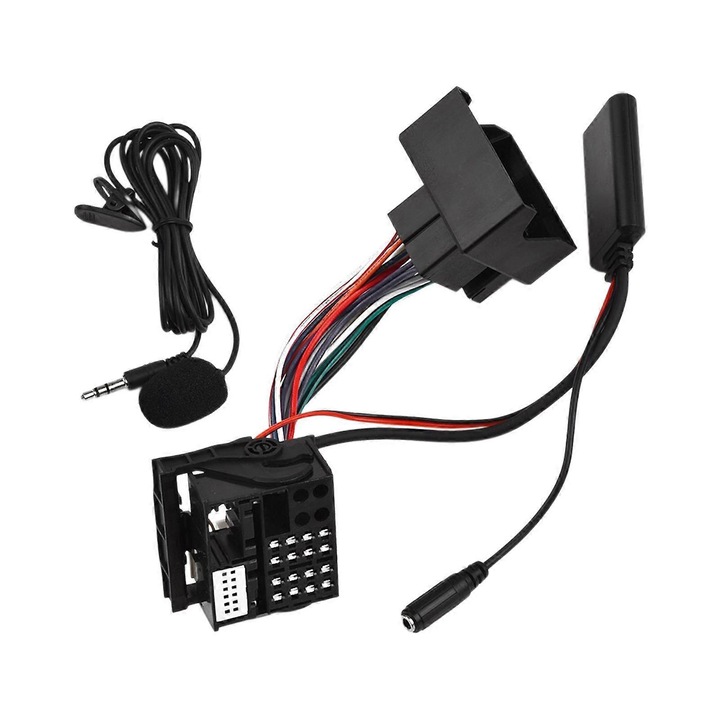 Adaptor AUX cu Microfon pentru E60 E63 E64 E65 E66, 5.0, Portabil