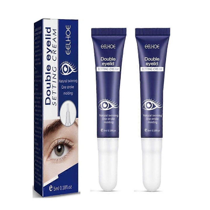 Crema de modelare pentru ridicarea pleoapelor duble, 5ml, efect de ochi mari, 2.7x1.8x11.7cm, EELHOE