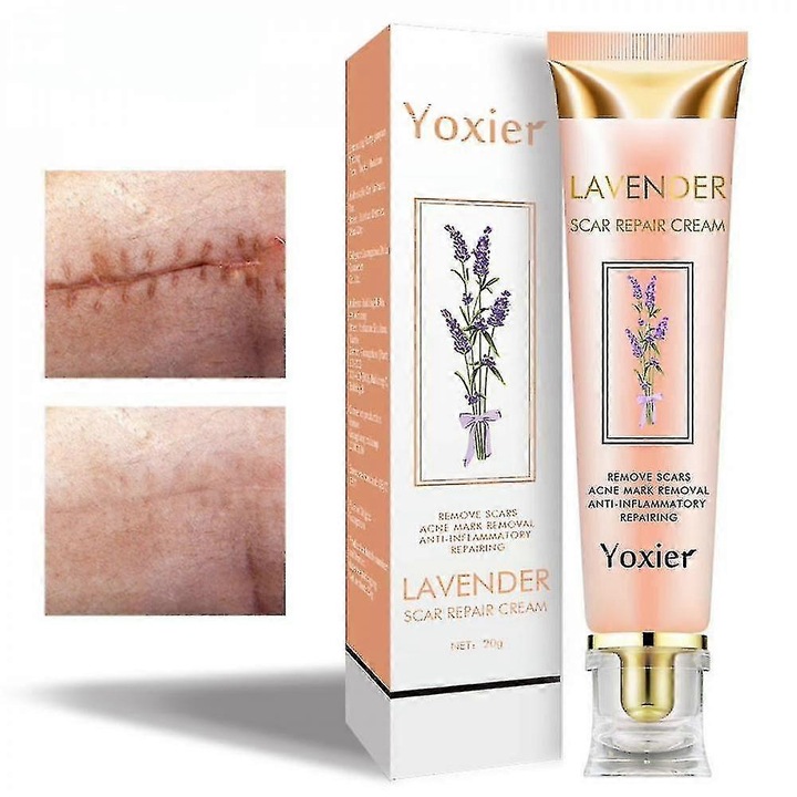 Levendulás hegjavító krém, 20g, hidratáló, gyorsan felszívódó, minden heg típusra