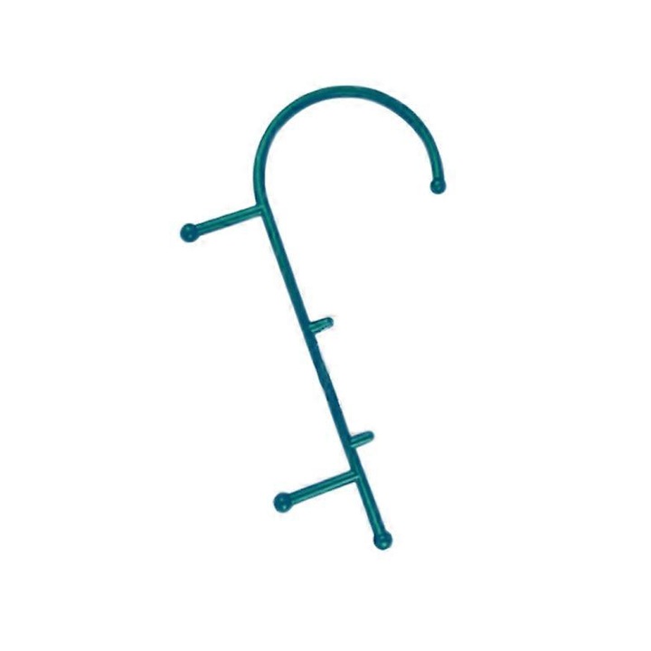 Масажор TheraCane, 2 издатини, 6 лечебни топки, тъмнозелен, 59x36.5x2.8см