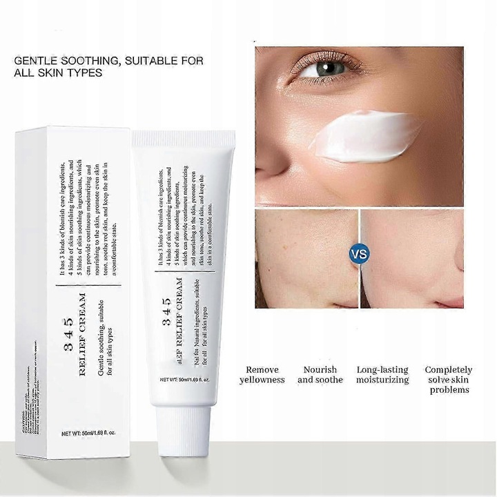 Hidratáló krém, 3 darabos készlet, finom textúrájú, 50ml