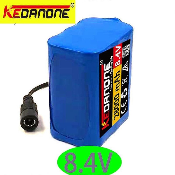 Baterie reincarcabila 8.4V 28000mAh pentru far bicicleta