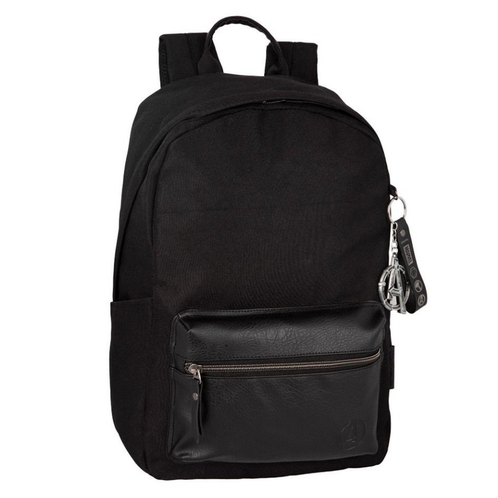 CoolPack iskolai hátizsák, Skip 17, Disney 100 fekete, egy rekeszes, fekete