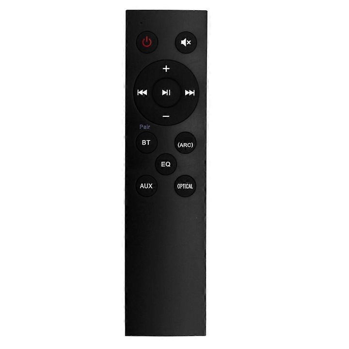Telecomanda de inlocuire pentru soundbar, neagra, 2xAAA, set